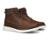 Bota Coturno Adventure Casual em Couro Legítimo com Palmilhas Anatômicas - Marrom+Branco