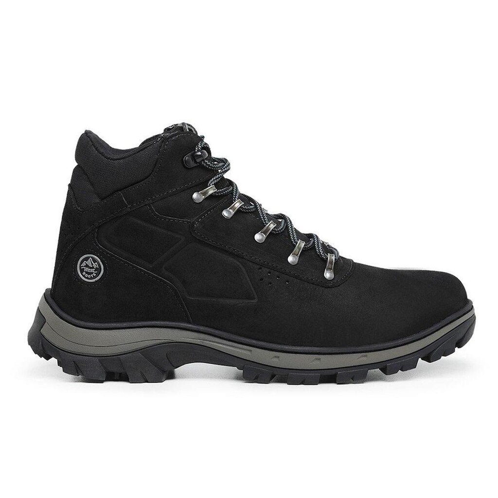 Bota Coturno Adventure Centuria Cano Medio Em Couro