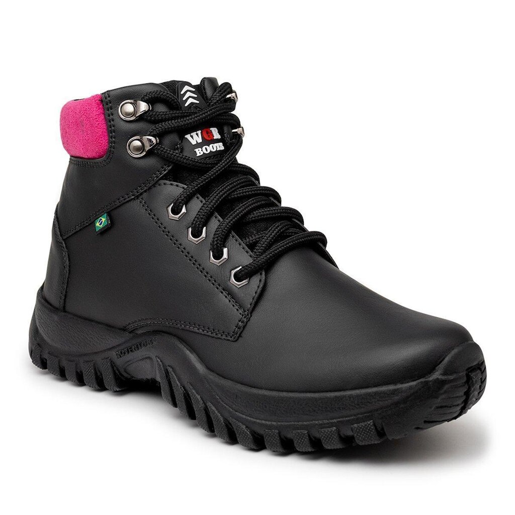 Bota Coturno Adventure Feminino Cano Baixo Tratorada