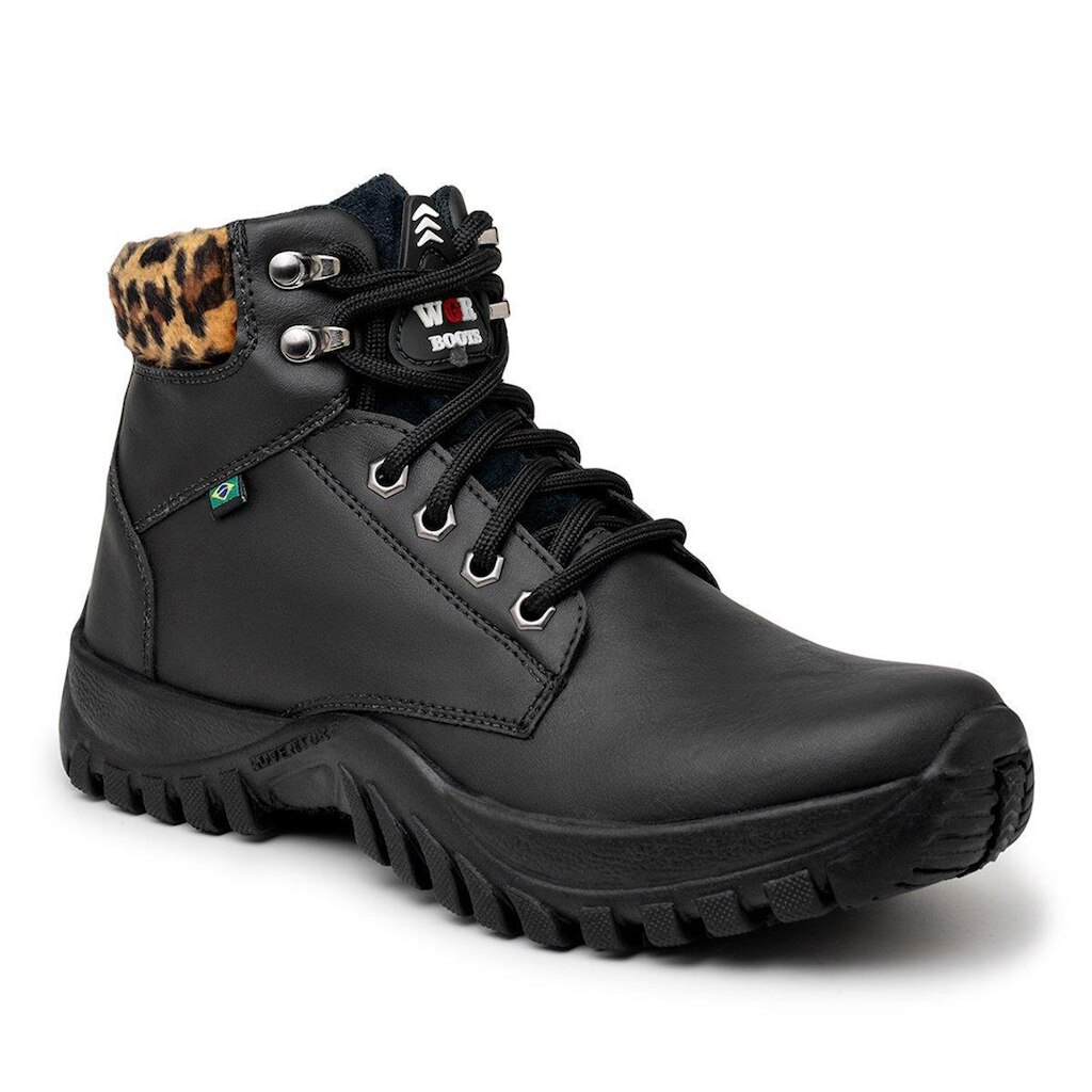 Bota Coturno Adventure Feminino Cano Baixo Tratorada