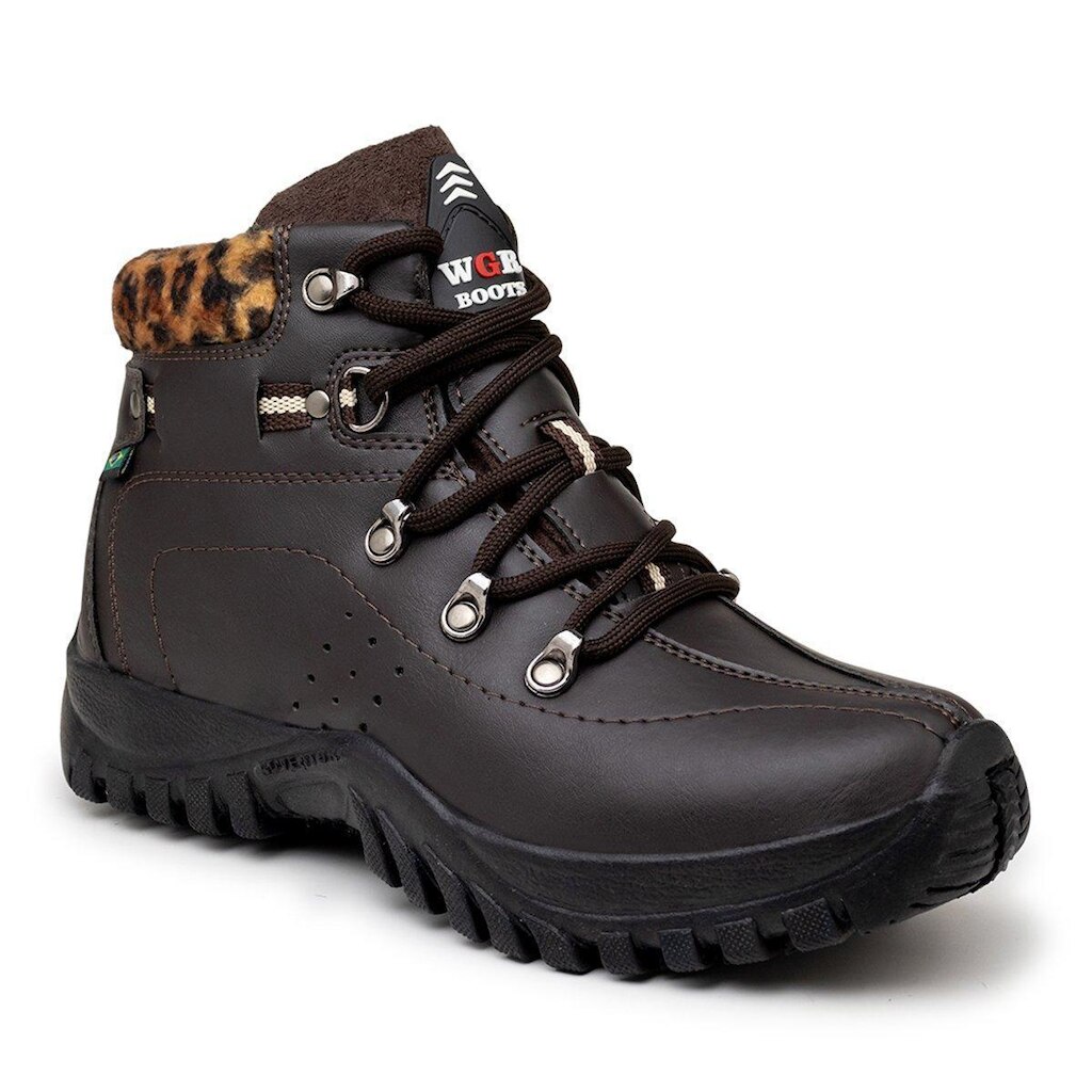 Bota Coturno Adventure Feminino Tratorada Cano Baixo