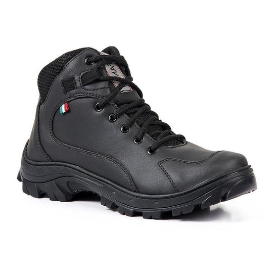 Bota Coturno Adventure Masculina Cardaço Trilha Dia a Dia - Preto Menor preço em Bota Coturno Adventure Masculina Cardaço Trilha Dia a Dia - Preto