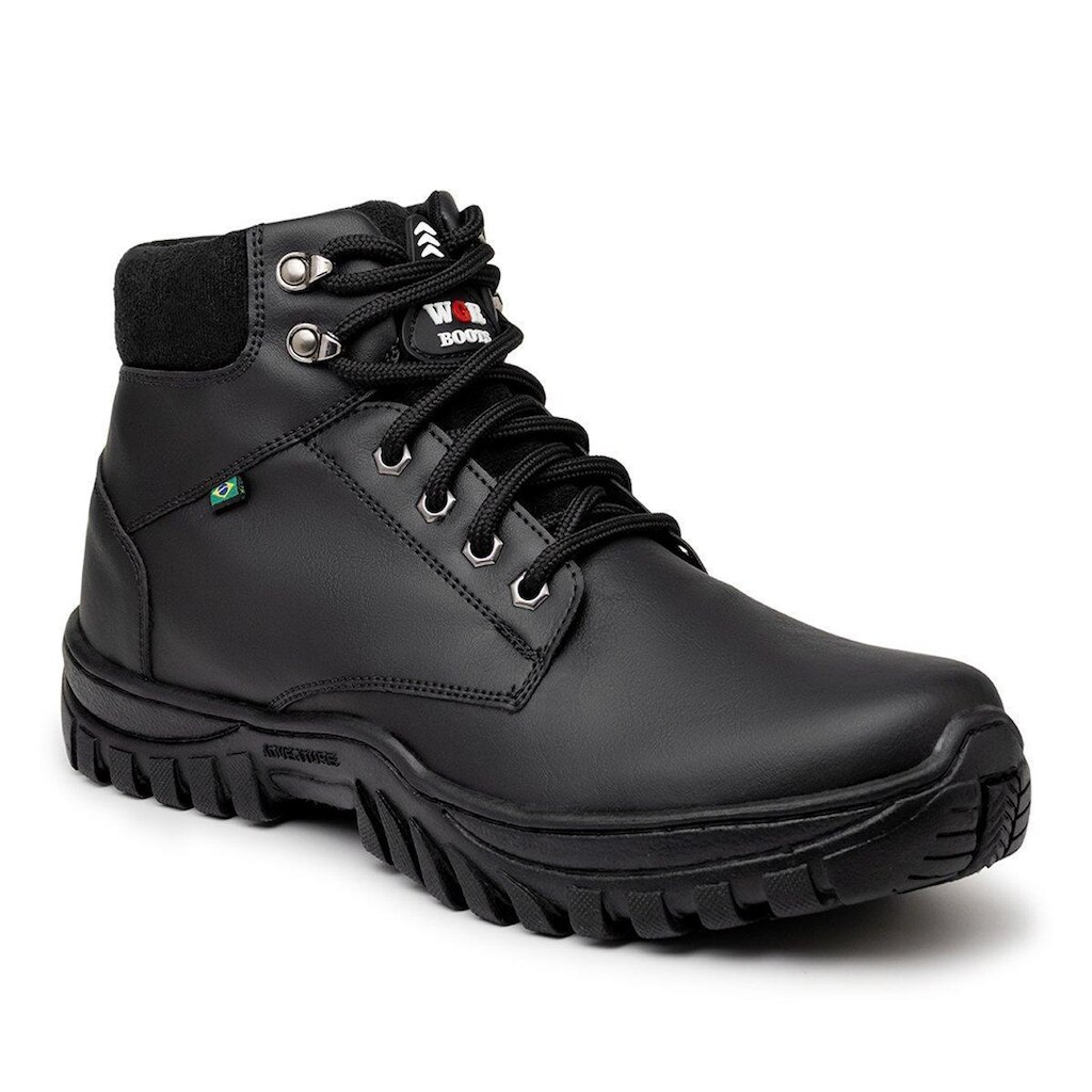 Bota Coturno Adventure Masculino Cano Baixo Tratorada