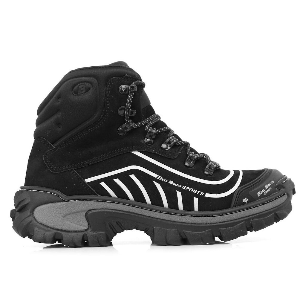 Bota Coturno Adventure Masculino Couro Escalada Moderno