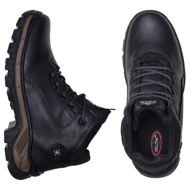 Bota Coturno Adventure Masculino Preto Reforçada