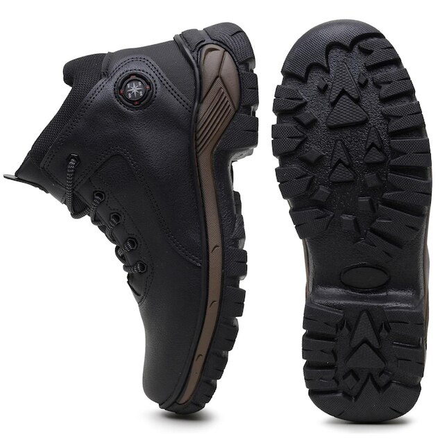 Bota Coturno Adventure Masculino Preto Reforçada