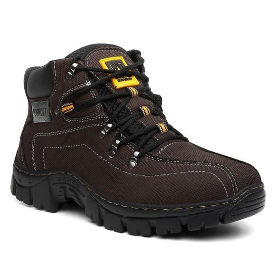 Bota Coturno Botina Adventure Leve Masculino John Cat JDK301 - Marrom Menor preço em Bota Coturno Botina Adventure Leve Masculino John Cat JDK301 - Marrom