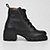 Bota Coturno Bottero Tratorada Feminina - Preto