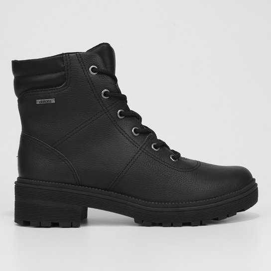 Bota Coturno Cano Curto Dakota Tratorada Feminina - Preto Menor preço em Bota Coturno Cano Curto Dakota Tratorada Feminina - Preto