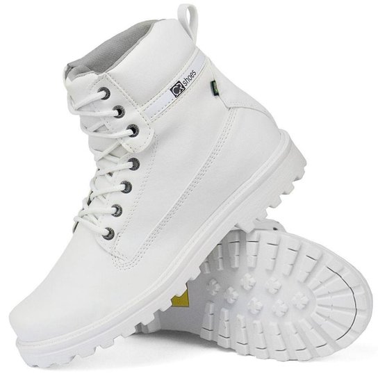 Bota Coturno Casual Tratorado SapatoFran Cano Médio Masculino - Branco é ruim? Bota Coturno Casual Tratorado SapatoFran Cano Médio Masculino - Branco é boa?