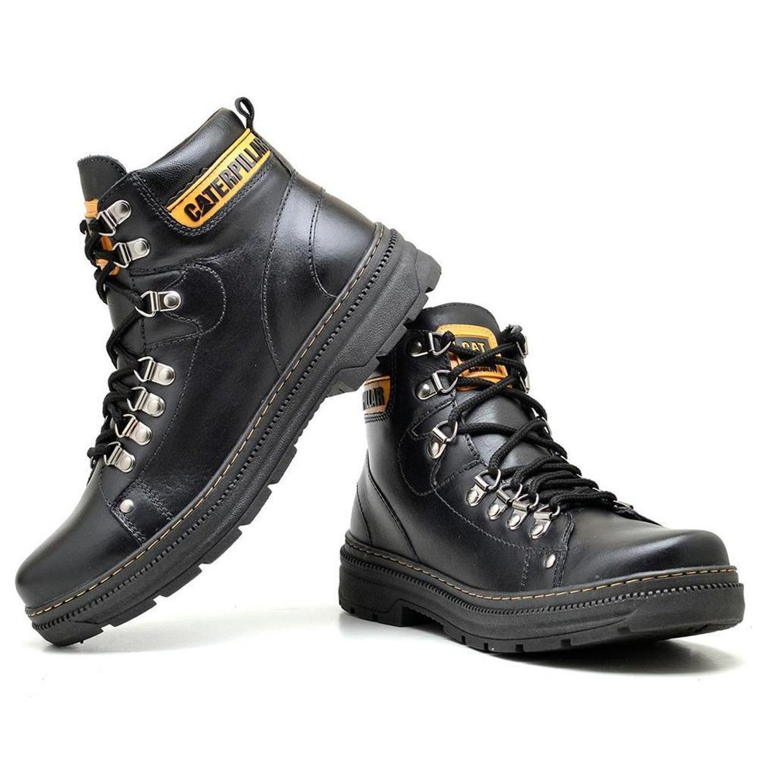 Bota Coturno Cat Sola Tratorada Adventure X2 Preto Netshoes