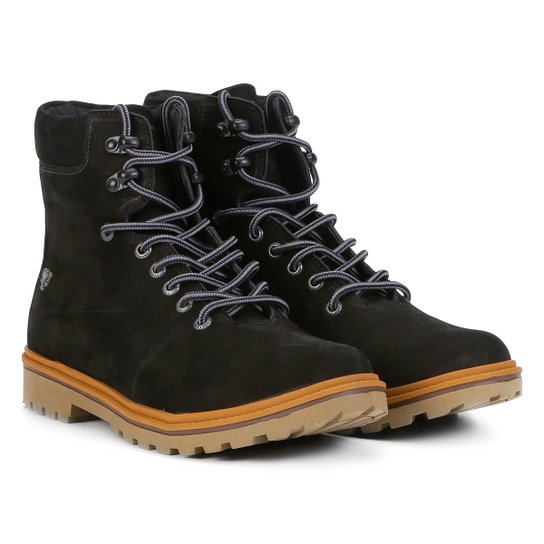 Bota Coturno Cavalera Carlos Nobuck Masculina - Preto Menor preço em Bota Coturno Cavalera Carlos Nobuck Masculina - Preto