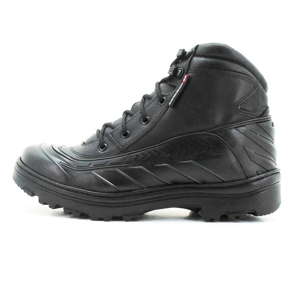 Bota Coturno  Couro Cano Curto Conforto