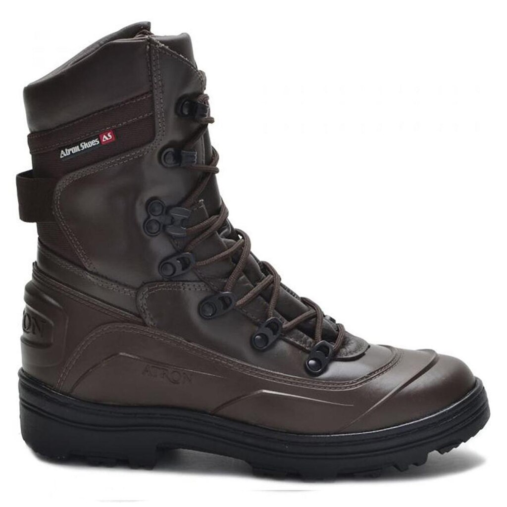 Bota Coturno Couro  Tático Macio Conforto
