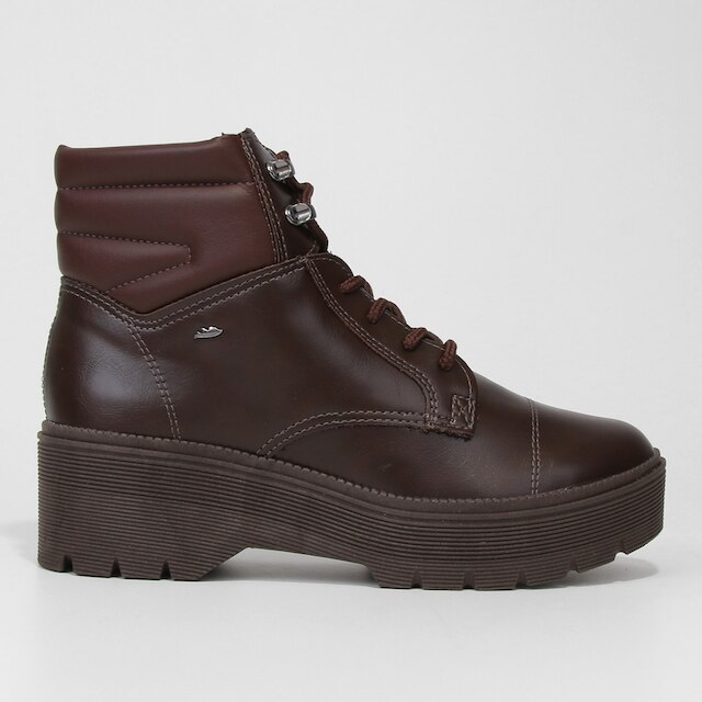 Bota Coturno Dakota Cano Médio Feminina - Café é ruim? Bota Coturno Dakota Cano Médio Feminina - Café é boa?