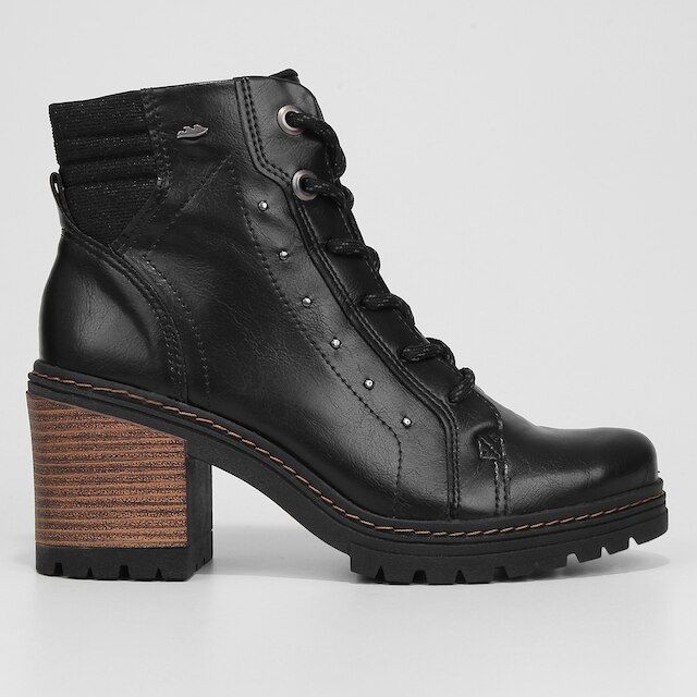 Bota Coturno Dakota Tachas Tratorada Feminina - Preto Menor preço em Bota Coturno Dakota Tachas Tratorada Feminina - Preto