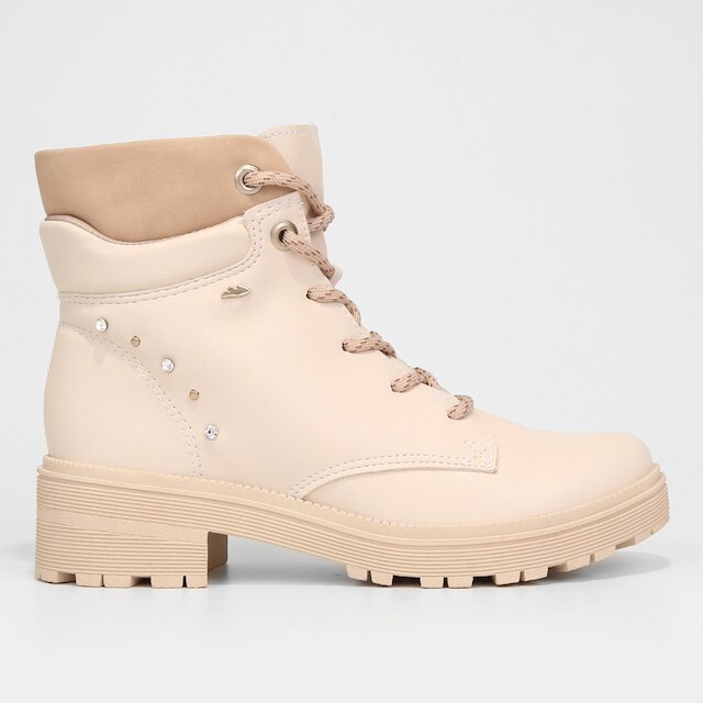 Bota Coturno Dakota Tratorada Hotfix Feminina - Off White+Nude é boa?