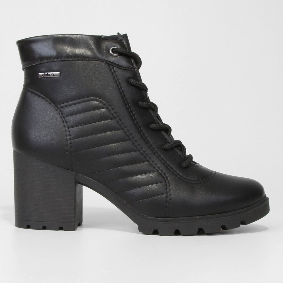 Bota Coturno Dakota Tratorada Salto Bloco Feminina Menor preço em Bota Coturno Dakota Tratorada Salto Bloco Feminina