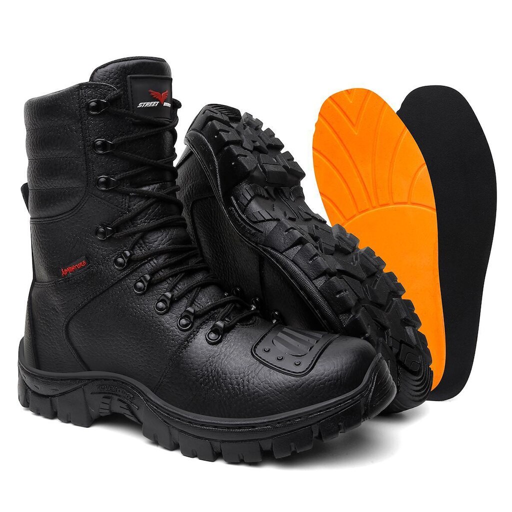 Bota Coturno Em Couro Palmilha Em GeL Conforto e Estilo Para O Dia a Dia