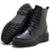 Bota Coturno Feminina Forms Solado Tratorado - Preto