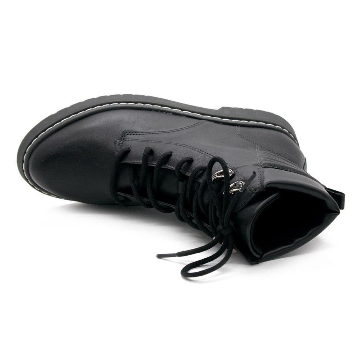 Bota Coturno Feminina Vizzano 3055.104 Preta - Preto | Netshoes