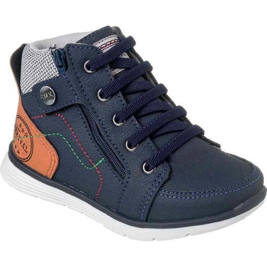 Bota Coturno Infantil Masculina Menino - 2436-002-27 - Marinho Menor preço em Bota Coturno Infantil Masculina Menino - 2436-002-27 - Marinho