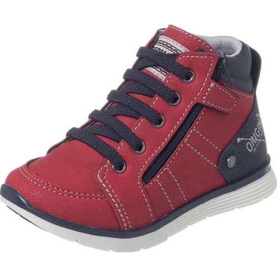 Bota Coturno Infantil Masculina Menino - 2441-599-27 - Vermelho Menor preço em Bota Coturno Infantil Masculina Menino - 2441-599-27 - Vermelho
