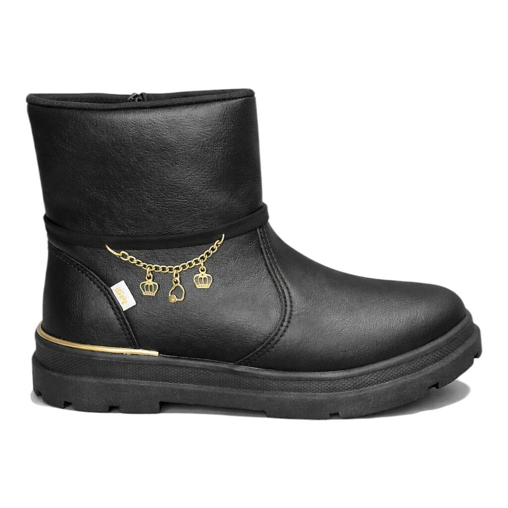 BOTA COTURNO INFANTIL MENINAS KIDY STYLE PRETO
