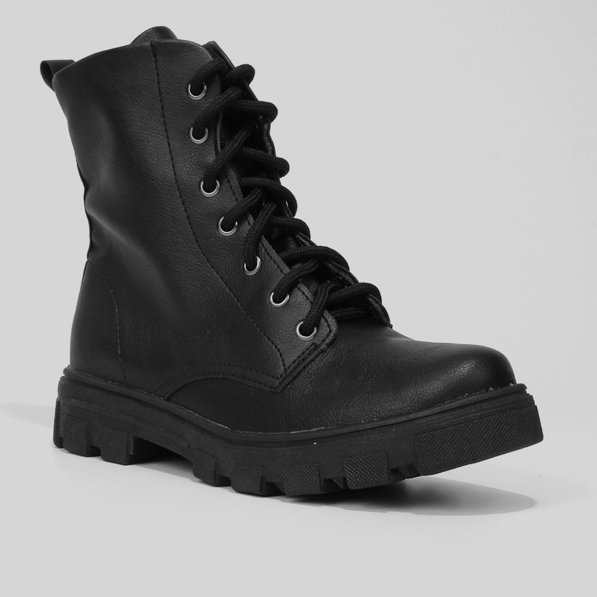 Bota Coturno Look Fashion Lisa Tratorada Feminina - 2