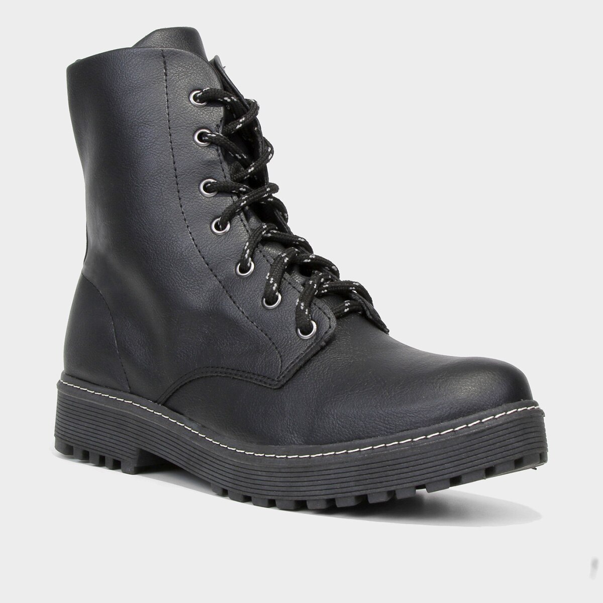 Bota Coturno Look Fashion Liso Feminino - 2