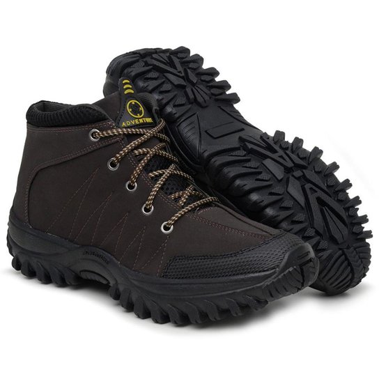 Bota Coturno Masculina Adventure Casual Tratorada - - Marrom é ruim? Bota Coturno Masculina Adventure Casual Tratorada - - Marrom é boa?