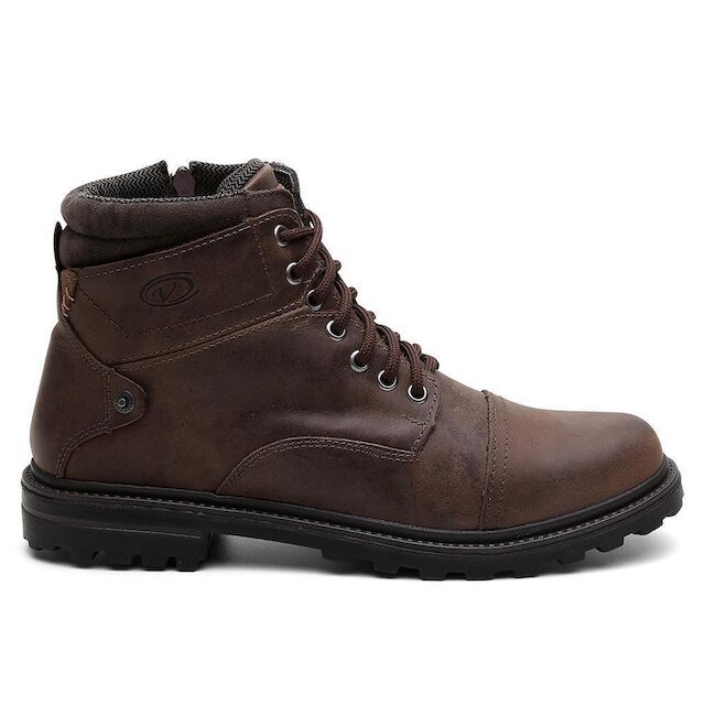 Bota Coturno Masculina Couro Venetto Cano Médio Cadarço