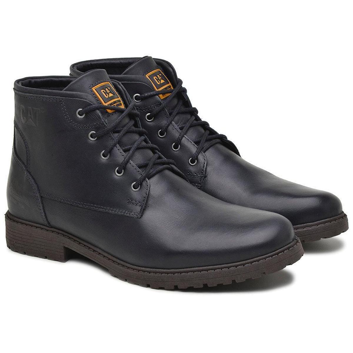 Bota Coturno Masculina Social em couro Menor preço em Bota Coturno Masculina Social em couro