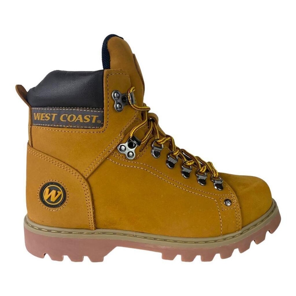 Bota Coturno Masculina West Coast Couro Legitimo