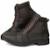 Bota Coturno Masculino Casual Com Zíper Lateral Cano Médio - Café