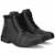 Bota Coturno Masculino Casual Com Zíper Lateral Cano Médio - Preto
