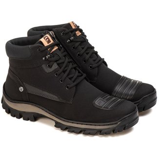 Bota Coturno Masculino Motociclista Adventure Cano Médio