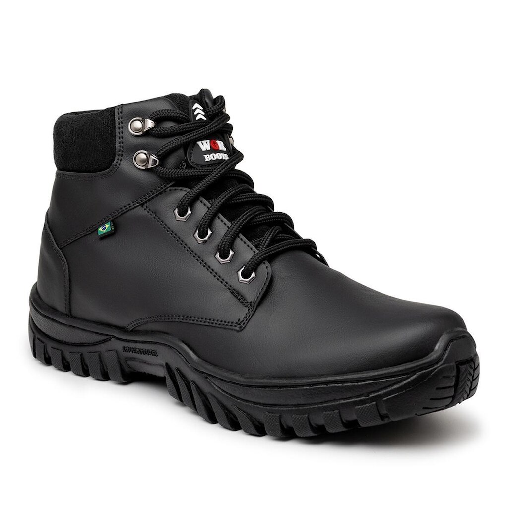 Bota Coturno Masculino Para Trabalho Reforçada Segurança