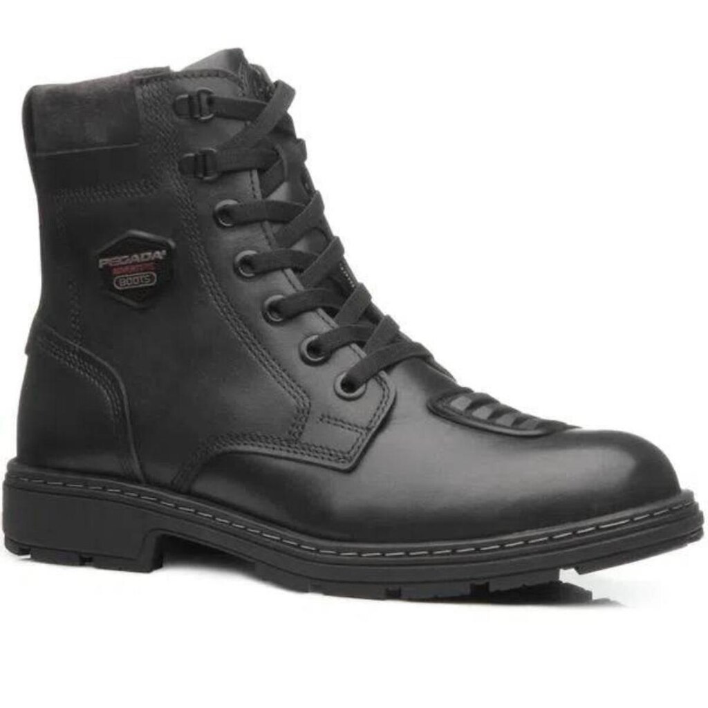 Bota Coturno Masculino Pegada Couro Anilina