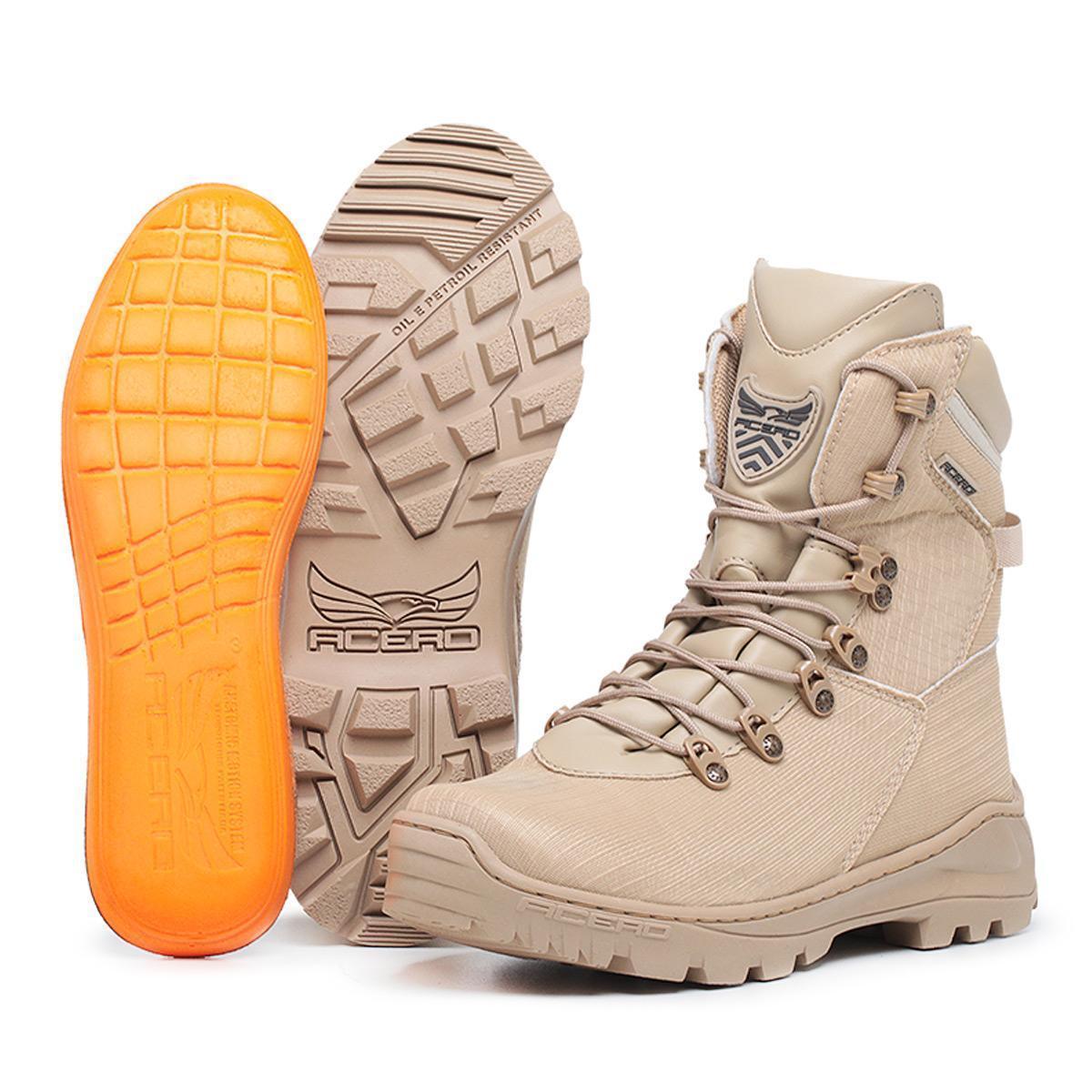 BOTA COTURNO MILITAR ACERO RIPSTOP Menor preço em BOTA COTURNO MILITAR ACERO RIPSTOP