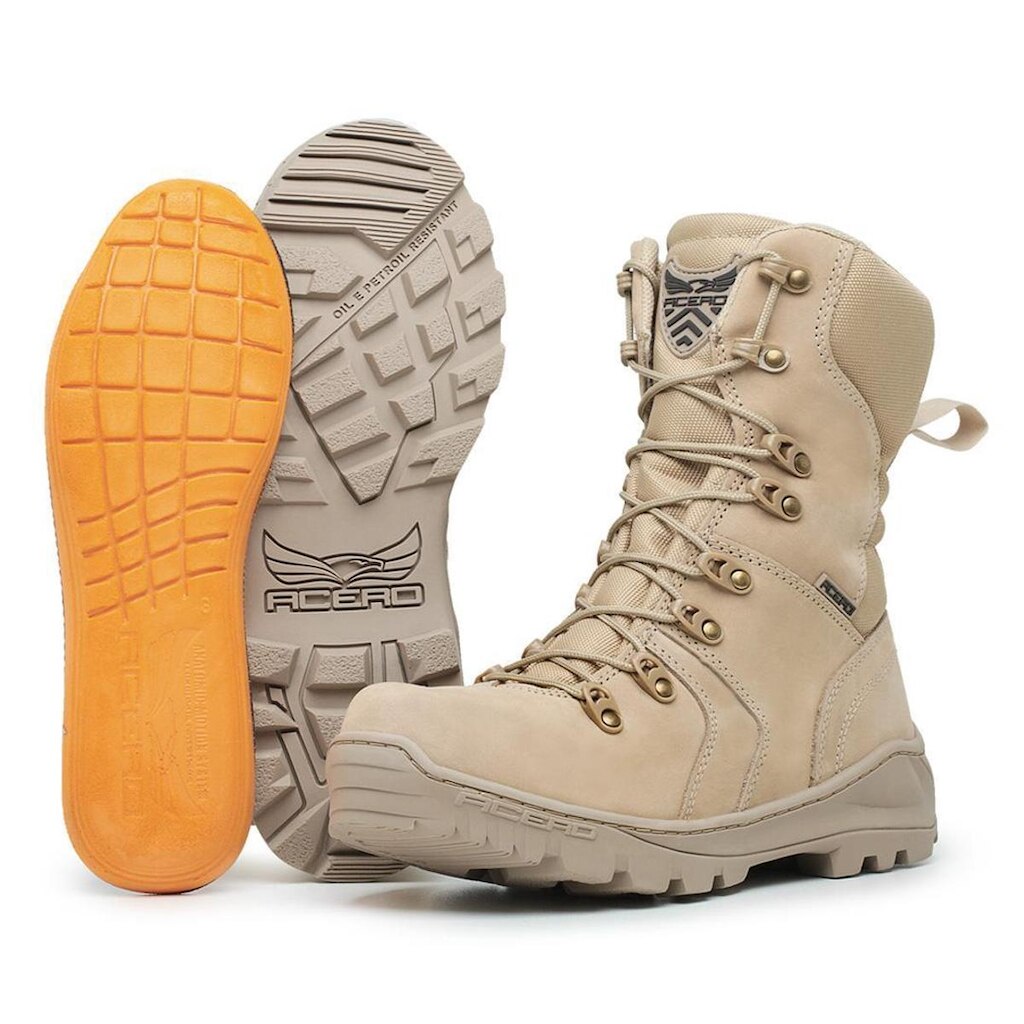 BOTA COTURNO MILITAR ACERO SNIPER