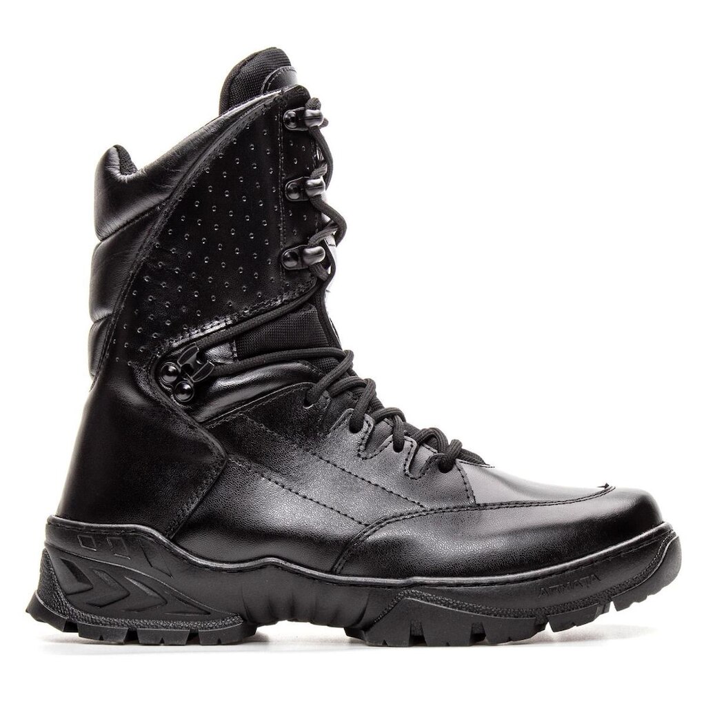 Bota Coturno Militar Cano Alto 100% Couro Kansetsu - Armata