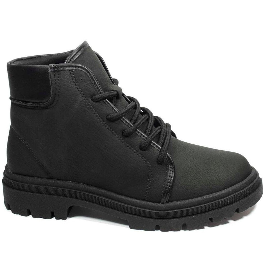 Bota Coturno Moleca Napa Veluna Feminino 5344.202