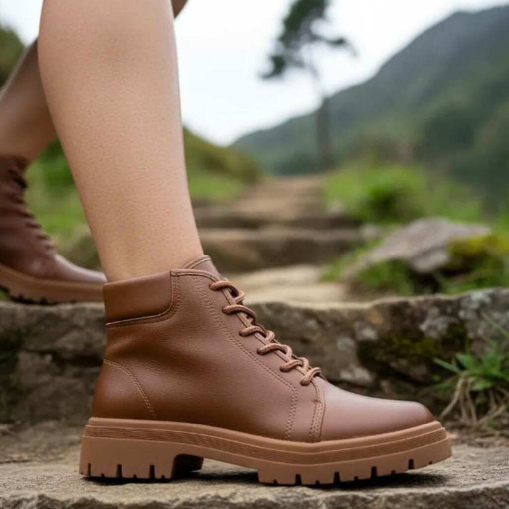 Bota Coturno Moleca Solado Tratorado 5344.202