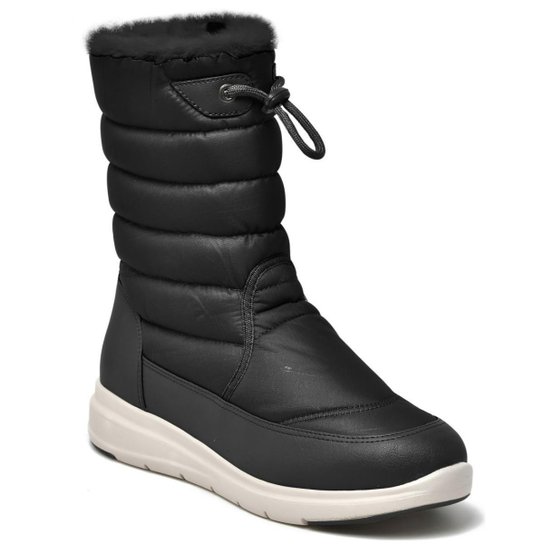 Bota Coturno Moleca Tecido Matelassê Preto Moleca 5331112 - Preto Menor preço em Bota Coturno Moleca Tecido Matelassê Preto Moleca 5331112 - Preto