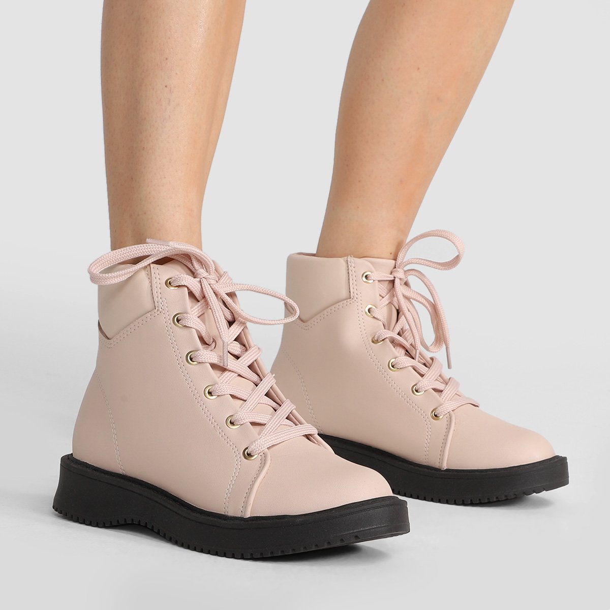 Bota Coturno Moleca Tratorada Feminina - 1