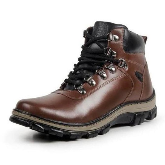 Bota Coturno Motociclista Masculino Trilha Adventure Trekking Radical Couro - Marrom é ruim? Bota Coturno Motociclista Masculino Trilha Adventure Trekking Radical Couro - Marrom é boa?