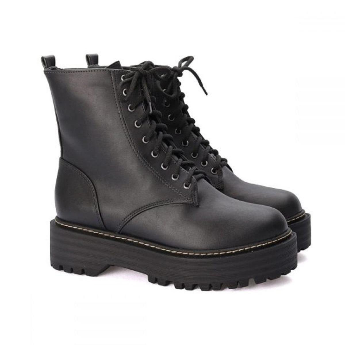 netshoes bota coturno feminina