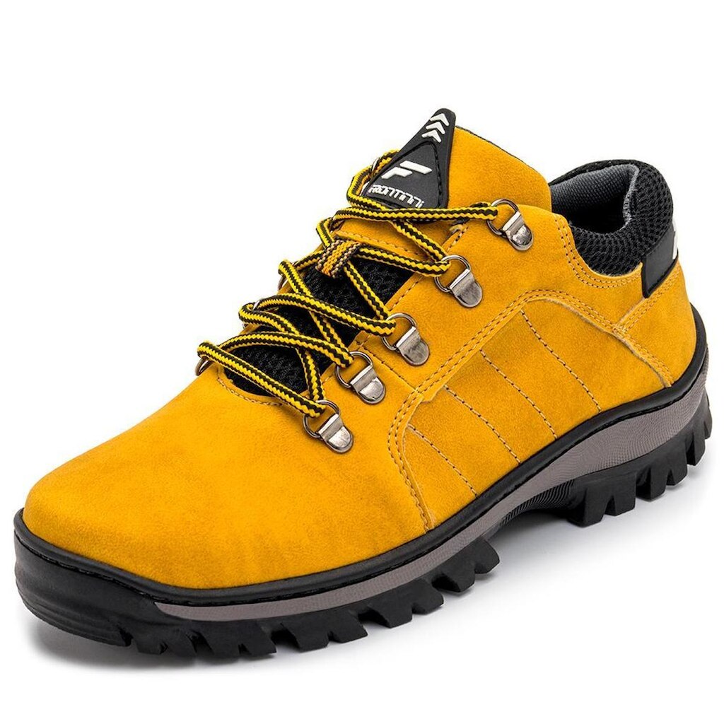 Bota Coturno Para Trabalho Trilha Segurança Macia e Confortável Frontinni