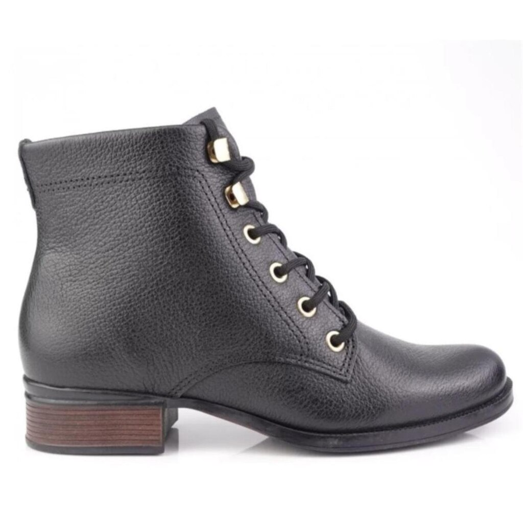 Bota Coturno Pegada Fem. em Couro Burnished 282005-03